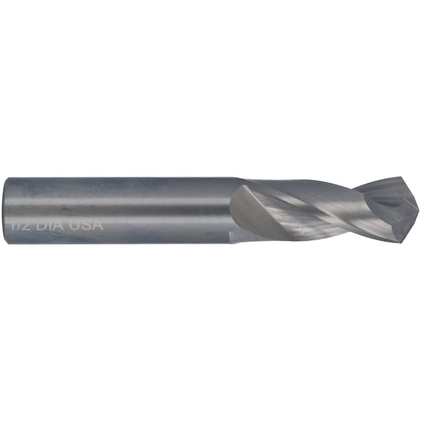 Chicago-Latrobe Screw Machine Drill Bit, 3/32 in Size, 118  Degrees Point Angle, Solid Carbide, Spiral Flute - 78702