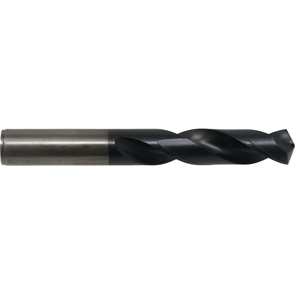 Chicago-Latrobe Screw Machine Drill Bit, 1/2 in Size, 135  Degrees Point Angle, Cobalt, TiAlN Finish, Spiral Flute - 52832