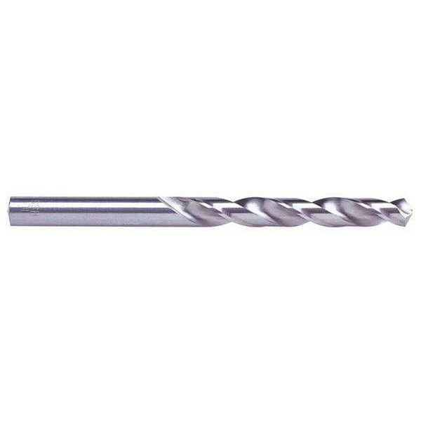 Westward Screw Machine Drill Bit, D Size, 118  Degrees Point Angle, High Speed Steel, Bright Finish - 5PMF5