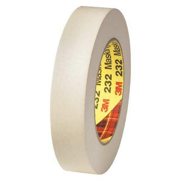 Cinta de enmascarar Scotch 3M™ 232, 6.3 Mil, 1" x 60 yds., color beige, 36 piezas por caja - T935232