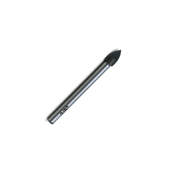 Champion Cutting Tool 9/16in CT505 Glass & Tile Drill Bit, High Temperature Brazed Carbide Spear Point / Tool Steel Body - CHA CT505-9/16