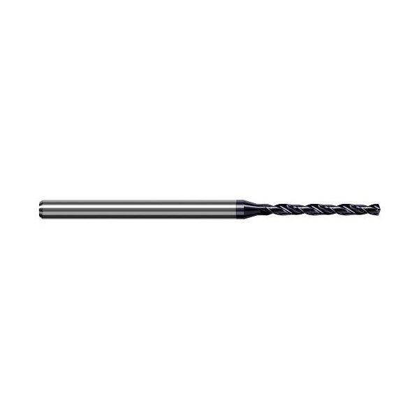 Harvey Tool 3/32 Drill dia. x 0.9200 in. Carbide HP Drill for Prehardened Steels, 2 Flutes, AlTiN Coated - HDV0937-C3