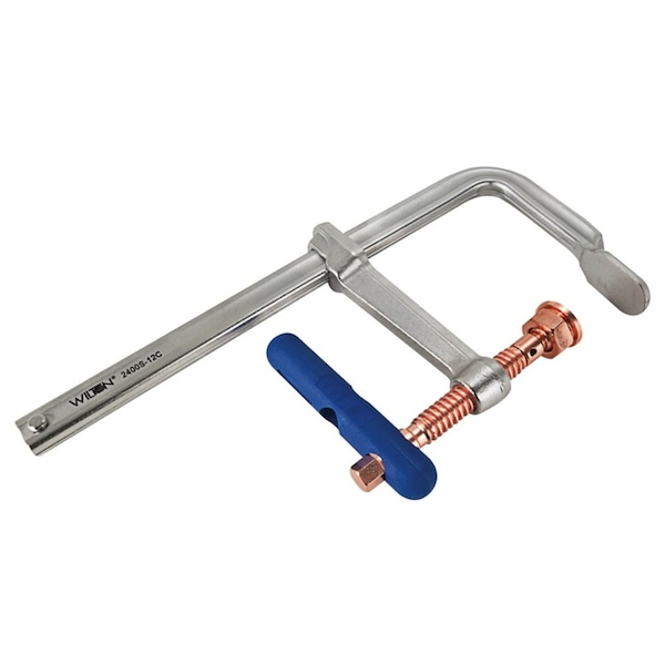 Wilton 86410 2400S-12C, 12in Regular Duty F-Clamp Copper - 86410-WILTON