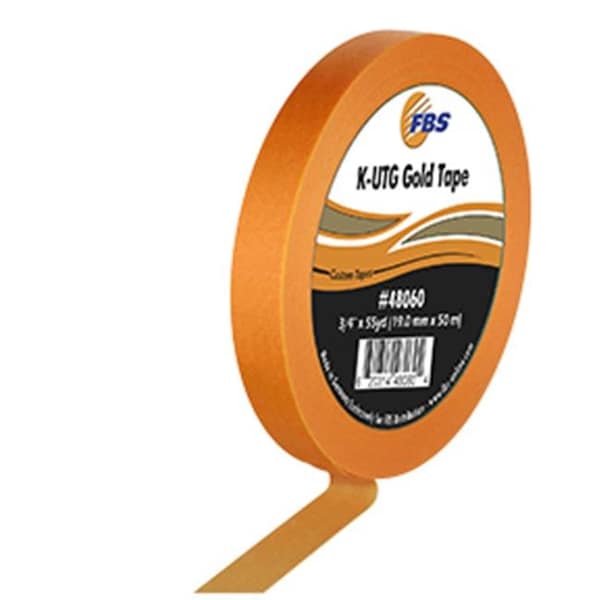 FBS Distribution FBS-48060 K-UTG Gold Tape - 0.75 pulgadas x 55 yardas - FBS-48060
