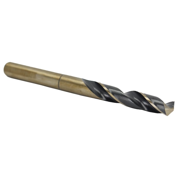 Drill America 3/4" HSS Black & Gold Drill Bit with Reduced 3/8" 3-Flat Shank, KFD - KFDRSD3/8X3/4