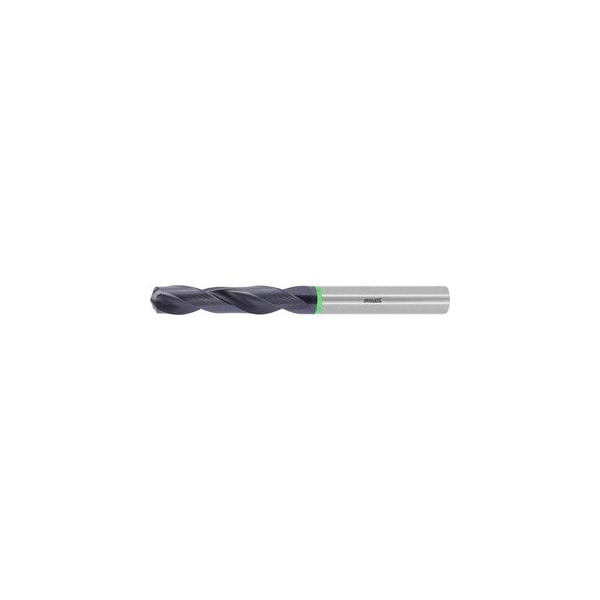 Holex Pro Steel Solid Carbide Drill, 19.3 mm Dia, 140 Deg Point Angle, TiAlN Coated, Through-Coolant - 122504 19,3