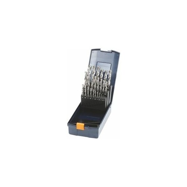 Garant Jobber drill set HSS-E No. 114400 in a case, uncoated, Type: 1-13 - 115280 1-13