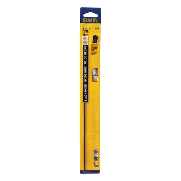 Irwin Irwin Aircraft Extension 1/8 in. X 12 in. L High Speed Steel Split Point Drill Bit Straight Shank 1 - 62108