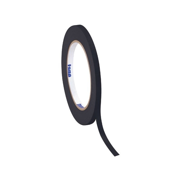 Tape Logic 1/4'' x 60 yds. Cinta de Enmascarar Negra Tape Logic, 144 piezas - COMPR00012518