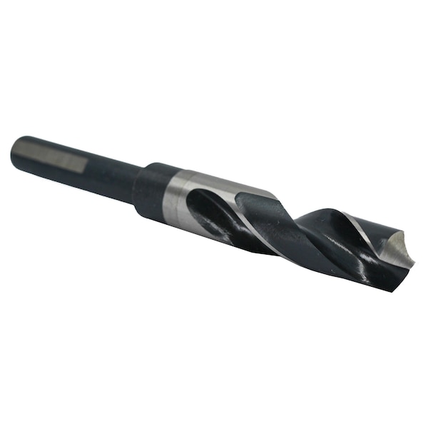 Drill America 1" Reduced Shank HSS Drill Bit 1/2" 3-Flat Shank, D/A3F Series - D/A3F1