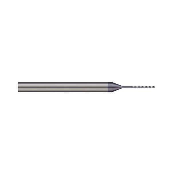 Micro 100 0.0635 Drill Dia X 0.413 Flute Length Carbide Drill, Altin Coated - DR01-0635X