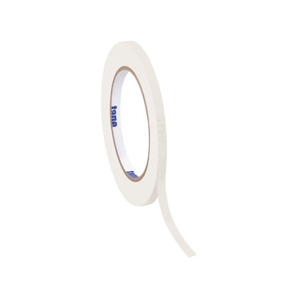 Cinta de enmascarar Tape Logic 1/4'' x 60 yds., color blanco, 12 paquetes - T93100312PKW