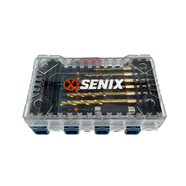 Senix 31-Piece Titanium-Coated Driver/Drill Bit Set with Magnetic Bit Holder AUDS-0001 - AUDS-0001