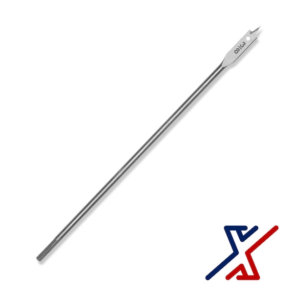 X1 Tools 3/8 in. x 16 in. Long Spade Bit / Paddle Bit / Wood Bit 8 Bits by X1 Tools - X1E-CON-BIT-SPA-4038X8