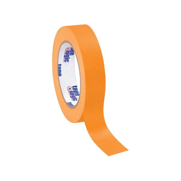 cinta de enmascarar Tape Logic de 1'' x 60 yardas, color naranja, paquete de 12 - T93500312PKD