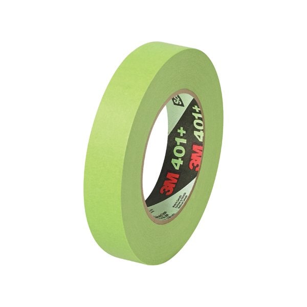 1 rollo de 1 pulgada x 60 yardas Cinta para enmascarar 3M 401+/233+, paquete de 24 - BUY00012709