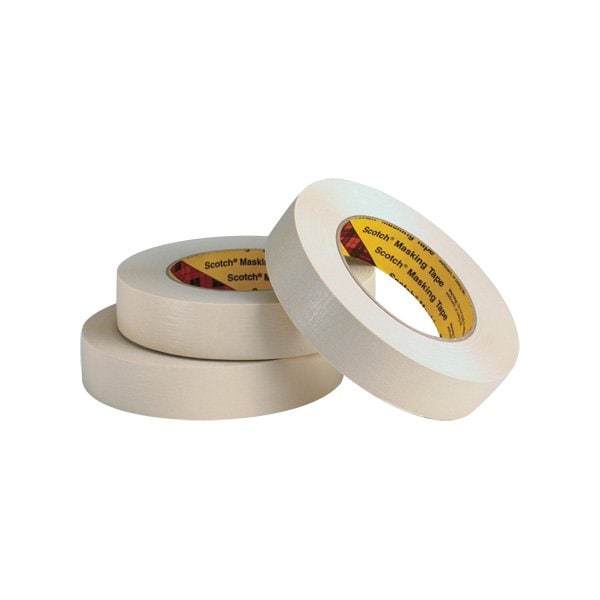 Cinta de enmascarar 3M 231 de 2" x 60 yardas, paquete de 12 - T93723112PK