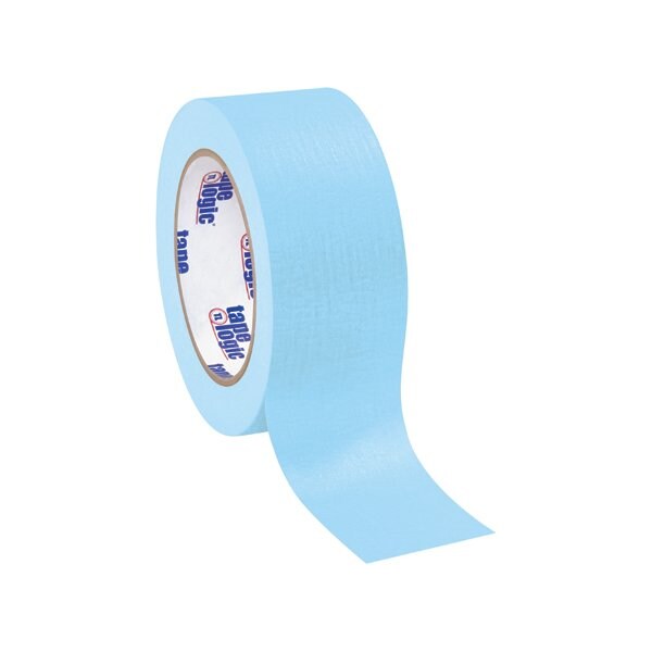 Cinta Masking Tape azul claro de 2'' x 60 yds de Tape Logic, paquete de 12 unidades - T93700312PKH