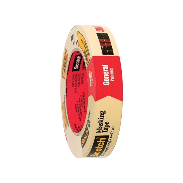 1'' x 60 yds. Cinta de enmascarar 3M 2050, paquete de 12 - T935205012PK