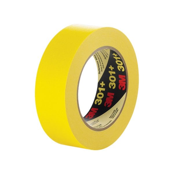 3M 3/4'' x 60 yardas. Cinta de enmascarar 3M 301+, paquete de 12 - T93430112PK