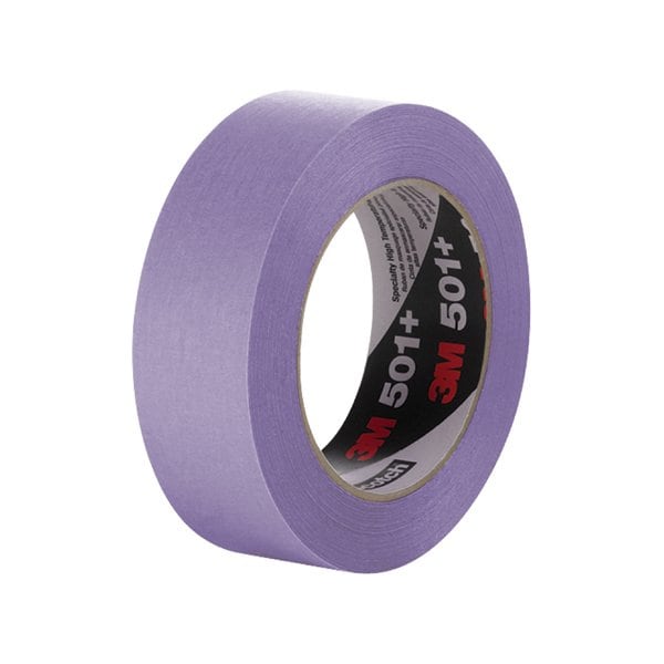 Cinta de enmascarar 3M 501+ de 1'' x 60 yardas, paquete de 12 - T93550112PK