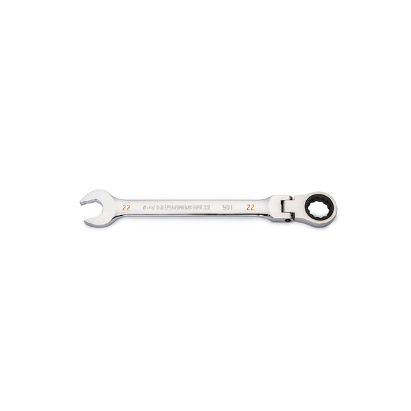 Llave de trinquete combinada flexible de 12 puntas Gearwrench de 22 mm y 90 dientes - KDT86722