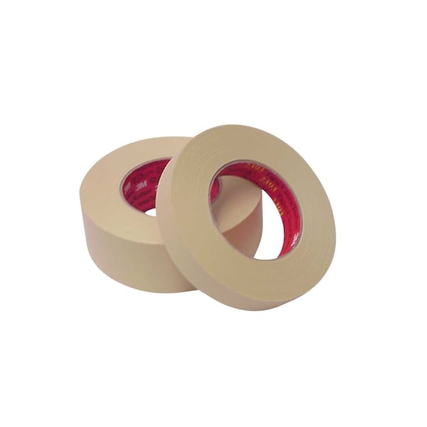 3M Enmascarado de Temperatura, 36mm x 55m, Color Beige, Paquete de 24 - 70006165651