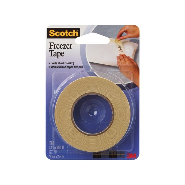 3M 3/4 x 1000'' Cinta para congelador 3M 178, paquete de 24 - BUY00023058
