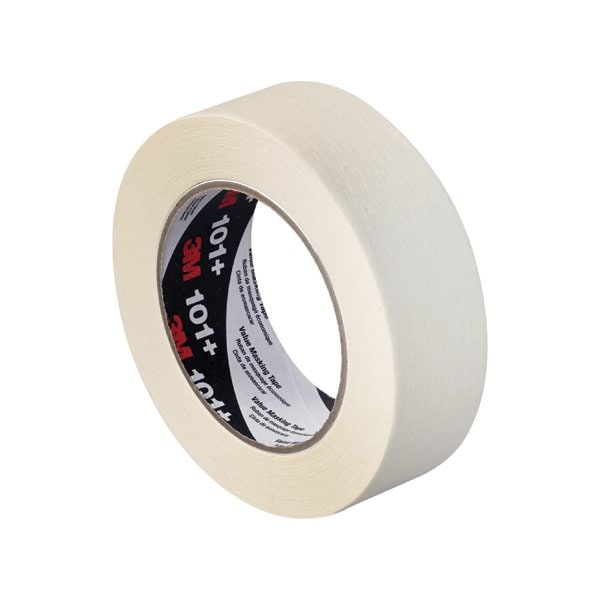 1-1/2'' x 60 yds. 12 Pack. Cinta para máscara 3M 101+, 12 paquetes - T93610112PK