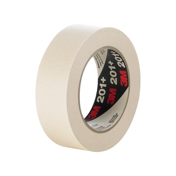 3M 2'' x 60 yardas. Cinta para enmascarar 3M 201+, paquete de 12 - BUY00448128