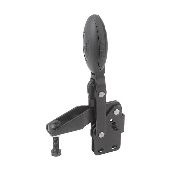 Kipp Vertical Toggle Clamps with straight foot and adj. spindle - K0663.010000