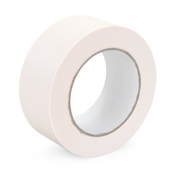 Cinta de enmascarar de uso general de 2 pulgadas x 60 yardas, con adhesivo de goma natural resistente, fácil de rasgar, paquete de 12 - 12x-44576