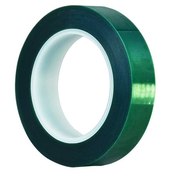 Cinta de enmascarar Tapecase, verde, 3/4 pulgadas x 72 yardas - 15C569