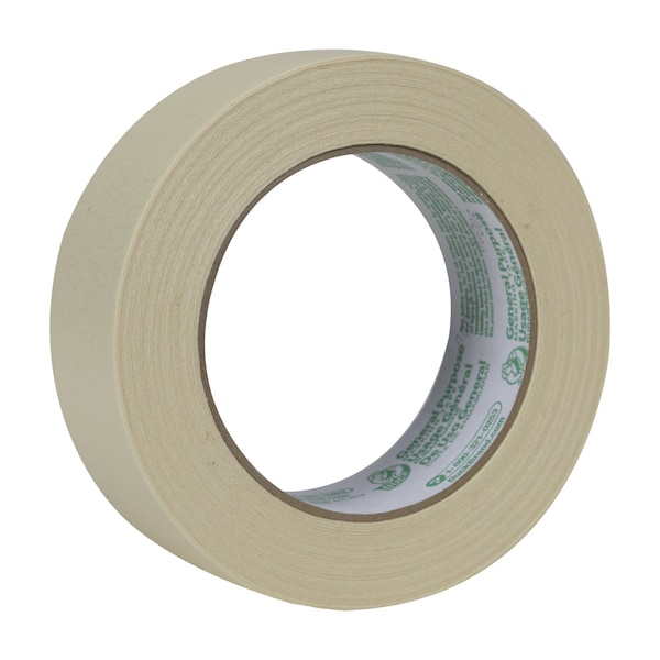 Cinta adhesiva de enmascarar de fuerza regular en color beige de 1.41 pulg. de ancho x 60 yd de largo - 286503