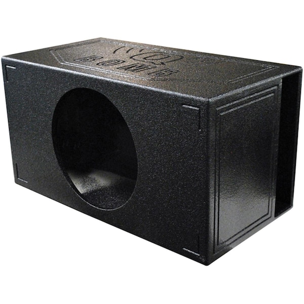 Q Power 15 in. Single Side Vented Speaker Box, Extra Large SPL - Black - QBOMB15VL SINGLE