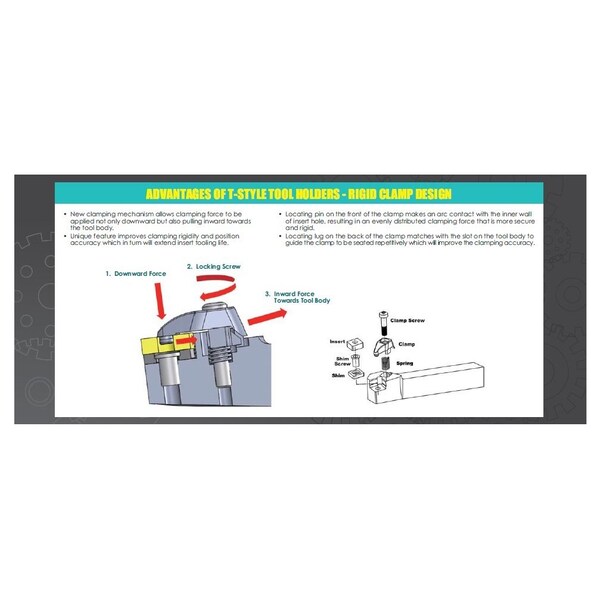 Hhip MTJNR 16-3D Turning Tool Holder - 2023-0160