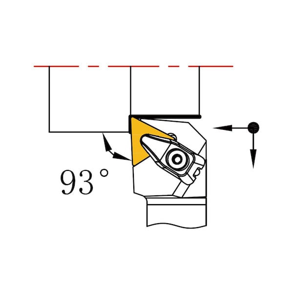 Hhip MTJNR 16-3D Turning Tool Holder - 2023-0160