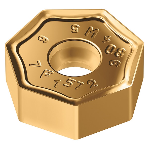 Walter Heptagon Milling Insert, 0.5710 in, XNMU, 1/32 in - XNMU0705ANN-F27 WKP35G