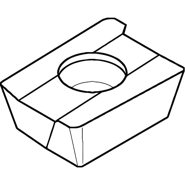 Widia Diamond Turning Insert, Triangle, 2, TCMW, 1/64 in, BN-High CBN - TCMW2151FST