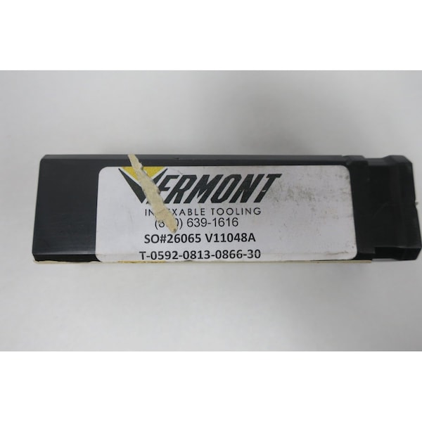 Vermont Indexable Tooling Tool Holder - T-0592-0813-0866-30 V11048A