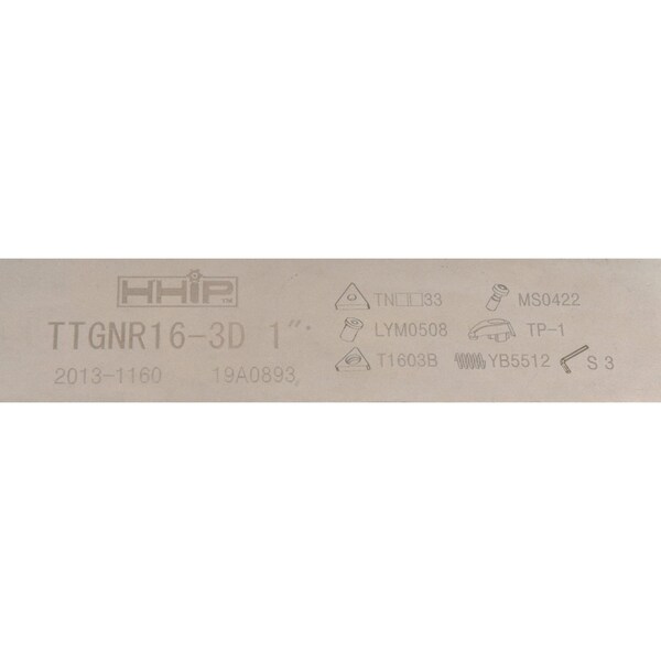 H & H Industrial Products MTGNR 16-3D Turning Tool Holder- New Rigid Clamp Design - 2013-1160