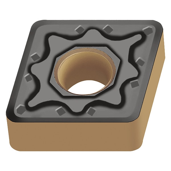 Walter Diamond Turning Insert, Diamond, 4, CNMG, 1, Carbide - CNMG120404-NM4 WSM30
