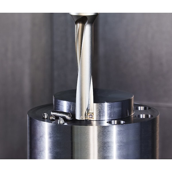 Kyocera Indexable Insert Drill, S100DRV0938507, 0.9380" Drill Dia, 5xD - S100DRV0938507