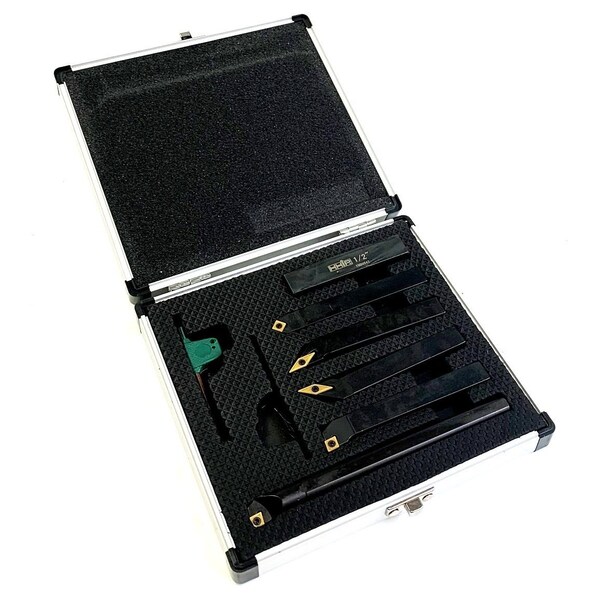 H & H Industrial Products 6 Piece 1/2" Shank Indexable Turning Tool Holder Set - 2003-0705