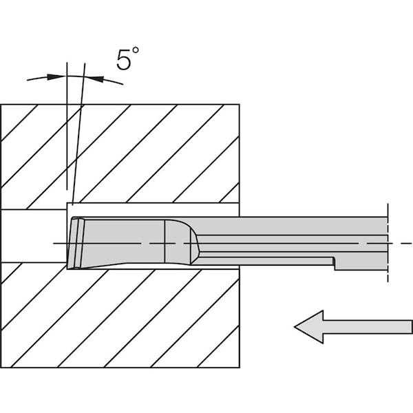 Kyocera Micro Bar, for Steel Boring - EZBR045040ST015HPR1225