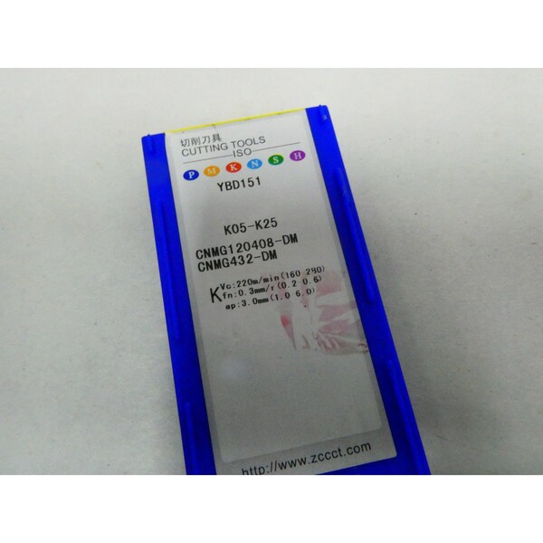 Zcc-Ct CARBIDE INSERT - YBD151 CNMG120408-DM CNMG432-DM