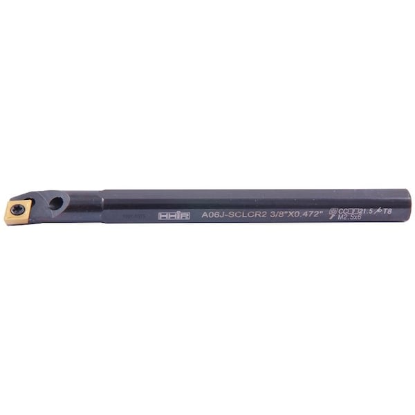 Hhip 3/8" A06J SCLCR2 Coolant Thru Indexable Boring Bar - 1001-0375