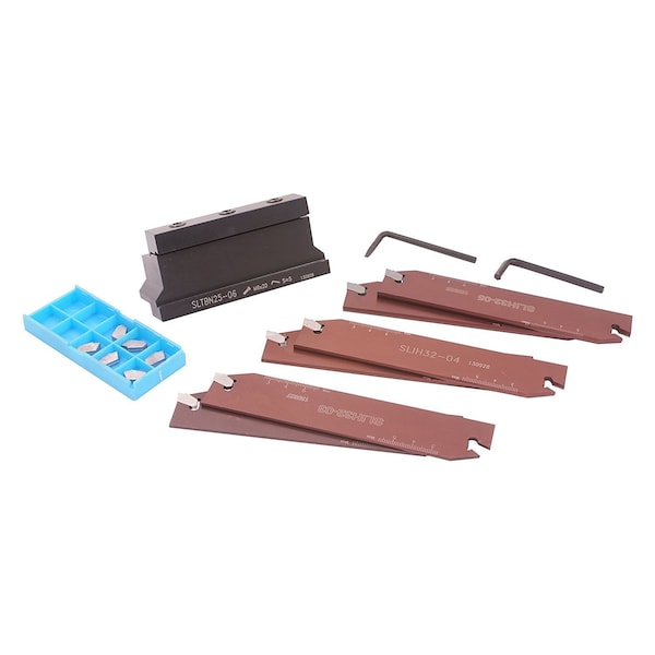 Hhip 1.00 X 1.25" 22 Piece Indexable Cut-Off Tool Kit - 3900-5364