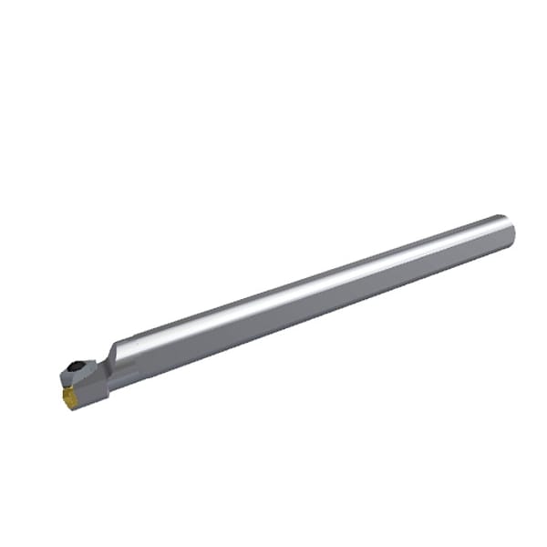 Widia Indexable Thread Turning Tool Holder, A16NER3, 12 in L, High Speed Steel, Top Notch Insert Shape - A16NER3