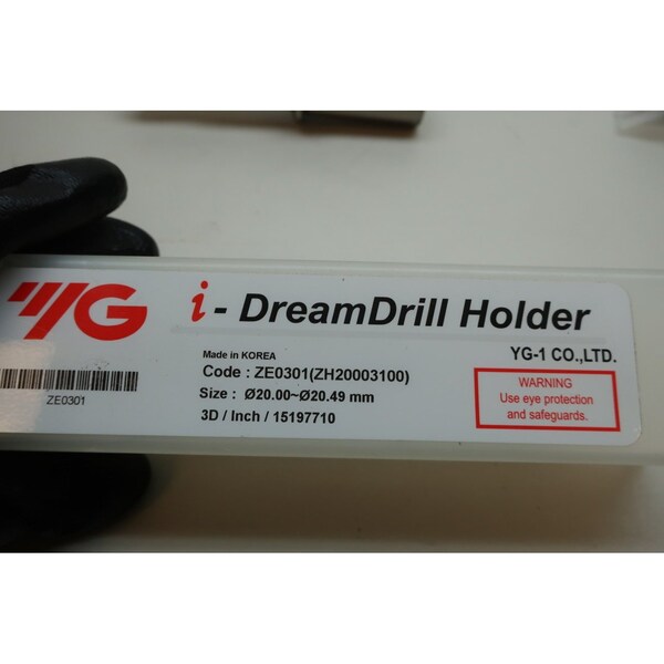Yg-1 Tool Dream Drill Zh20003100 20.00-20.49Mm 3Xd Flanged Shank Tool Holder - ZE0301
